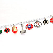 Load image into Gallery viewer, Marvel Super Heroes Charm Bracelet - Gifteee Unique &amp; Unusual gifts, Cool gift ideas
