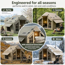 Load image into Gallery viewer, Inflatable Camping Tent – 4-6 Person Pop-Up Tent, No Poles
