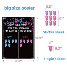 Load image into Gallery viewer, Gender Reveal Voting Game – "Boy or Girl" Poster with Stickers
