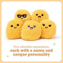 Load image into Gallery viewer, Emotional Support Chicken Nuggets Plush Set with Basket (5-Piece)
