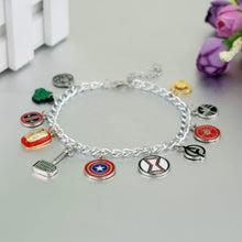 Load image into Gallery viewer, Marvel Super Heroes Charm Bracelet - Gifteee Unique &amp; Unusual gifts, Cool gift ideas
