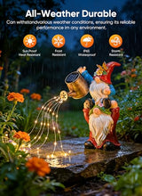Load image into Gallery viewer, Brightown Solar Red &amp; White Christmas Gnome Light – Waterproof Indoor &amp; Outdoor Decor
