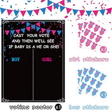 Load image into Gallery viewer, Gender Reveal Voting Game – "Boy or Girl" Poster with Stickers
