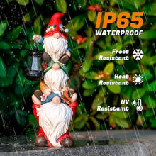 Load image into Gallery viewer, Solar Lighted Garden Gnome Statue – Outdoor Lawn &amp; Yard Decor Sculpture
