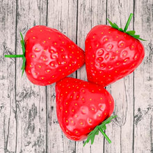 Load image into Gallery viewer, Oversized 13-Inch Artificial Giant Strawberry – Realistic Hard PVC Fruit Display Prop
