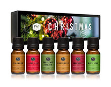 Load image into Gallery viewer, Christmas Fragrance Oil Set – 6 Holiday Scents for Candles &amp; Diffusers
