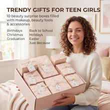 Load image into Gallery viewer, Teen Makeup Gift Set – 10 Wrapped Surprises for Tween Girls
