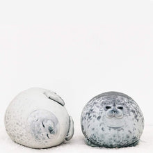 Load image into Gallery viewer, Squishy Chubby Seal Plush Pillow | Cute Stuffed Ocean Animal Cushion
