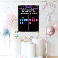 Load image into Gallery viewer, Gender Reveal Voting Game – "Boy or Girl" Poster with Stickers
