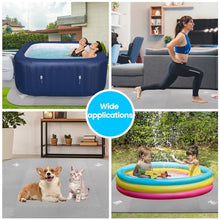Load image into Gallery viewer, Inflatable Hot Tub Mat – 85" Interlocking Foam Floor Protector
