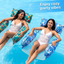 Load image into Gallery viewer, Mesh Pool Floats 2-Pack – Inflatable Loungers for Adults
