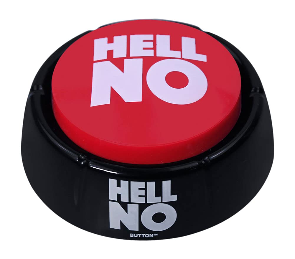 Hell No Talking Button Sound Toy