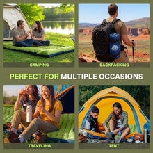 Load image into Gallery viewer, Self-Inflating Camping Pad – Extra-Thick Sleeping Mat with Pillow
