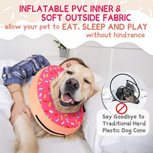 Load image into Gallery viewer, Inflatable Dog Donut Collar – Soft Recovery Cone Alternative
