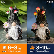 Load image into Gallery viewer, Lighted Mushroom Solar Garden Gnome – Waterproof Outdoor Yard LED Statue
