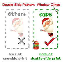 Load image into Gallery viewer, Christmas Window Clings – 82-Piece Double-Sided Holiday Decals
