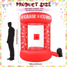 Load image into Gallery viewer, Inflatable Cash Cube – Money Grab Machine Booth for Parties
