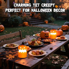Load image into Gallery viewer, Halloween Pumpkin Lantern – Rechargeable Jack-o'-Lantern Light 2-Pack
