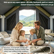 Load image into Gallery viewer, Inflatable Camping Tent – 4-6 Person Pop-Up Tent, No Poles
