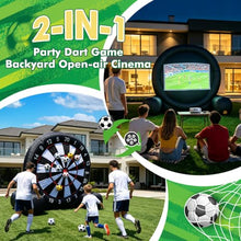 Load image into Gallery viewer, 10ft Giant Soccer Dartboard – Inflatable Target &amp; Movie Screen

