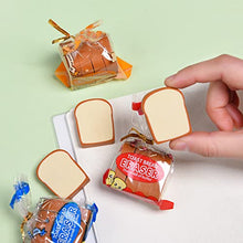 Load image into Gallery viewer, Toast Bread Shaped Novelty Eraser – Fun Stationery Supply for Kids &amp; Collectors
