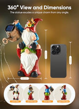 Load image into Gallery viewer, Brightown Solar Red &amp; White Christmas Gnome Light – Waterproof Indoor &amp; Outdoor Decor

