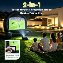 Load image into Gallery viewer, 10ft Giant Soccer Dartboard – Inflatable Target &amp; Movie Screen
