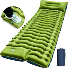Load image into Gallery viewer, Self-Inflating Camping Pad – Extra-Thick Sleeping Mat with Pillow
