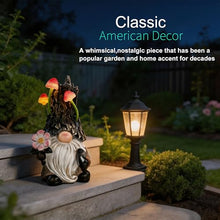 Load image into Gallery viewer, Lighted Mushroom Solar Garden Gnome – Waterproof Outdoor Yard LED Statue

