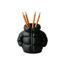Load image into Gallery viewer, Puffer Jacket Pen Holder – Cute 3D-Printed Desk Organizer

