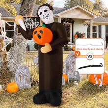 Load image into Gallery viewer, Halloween Killer Inflatable – Spooky LED Yard Decoration
