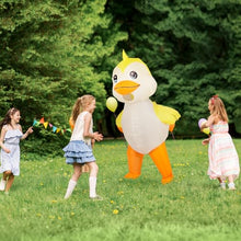 Load image into Gallery viewer, Inflatable Duck Costume – Funny Blow-Up Adult Halloween Suit
