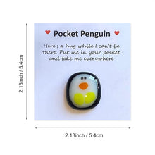 Load image into Gallery viewer, Little Pocket Penguin Hug Keepsake | Cute Resin Encouragement Token with Card

