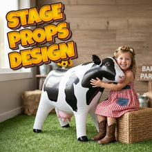 Load image into Gallery viewer, Inflatable Cow – 38" Cute Pool Float &amp; Party Decoration
