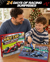 Load image into Gallery viewer, Race Car Advent Calendar – 24 Days of 1:64 Diecast Cars
