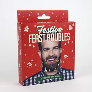 Christmas Beard Baubles Set - Colorful Ornaments for Beards