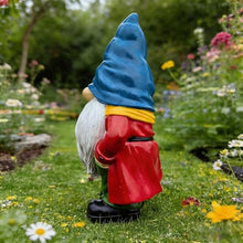 Load image into Gallery viewer, Bezseili Sunflower Bouquet Garden Gnome Statue – Hand-Painted Rustic Lawn &amp; Home Decor
