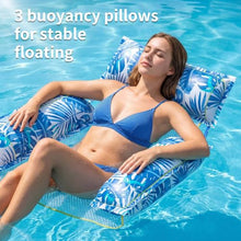 Load image into Gallery viewer, Mesh Pool Floats 2-Pack – Inflatable Loungers for Adults

