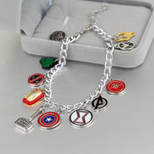 Load image into Gallery viewer, Marvel Super Heroes Charm Bracelet - Gifteee Unique &amp; Unusual gifts, Cool gift ideas
