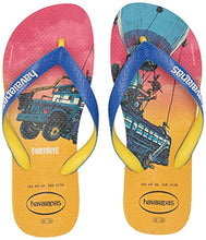 Load image into Gallery viewer, Fortnite Men&#39;s Yellow Flip-Flops - Gifteee Unique &amp; Unusual gifts, Cool gift ideas
