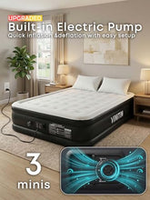 Load image into Gallery viewer, Queen Air Mattress – Built-In Pump, 16" Double-High Airbed
