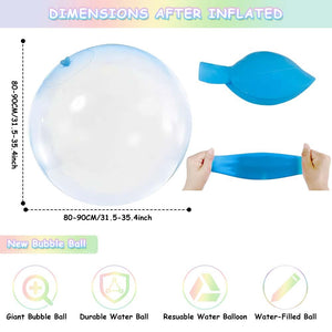 Giant Reusable Water Bubble Balls - Gifteee Unique & Unusual gifts, Cool gift ideas