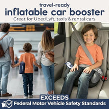 Load image into Gallery viewer, UberBoost Inflatable Travel Booster Car Seat – Portable Compact Booster for Rideshares &amp; Travel
