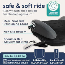 Load image into Gallery viewer, UberBoost Inflatable Travel Booster Car Seat – Portable Compact Booster for Rideshares &amp; Travel
