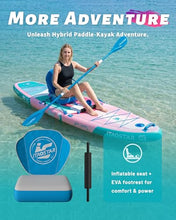 Load image into Gallery viewer, Inflatable Paddle Board – 11'6 SUP Kit with Kayak Conversion
