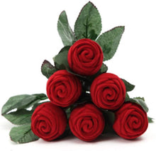 Load image into Gallery viewer, Long-Stem Red Rose Jewelry Box – Ring or Earring Case
