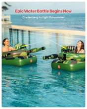 Load image into Gallery viewer, Inflatable Tank Pool Float – Ride-On Float with Water Cannon
