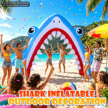 Load image into Gallery viewer, Shark Inflatable Arch – Ocean Party Entrance with LED Lights
