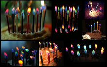 Load image into Gallery viewer, Colorflame Happy Birthday Candles - Gifteee Unique &amp; Unusual gifts, Cool gift ideas
