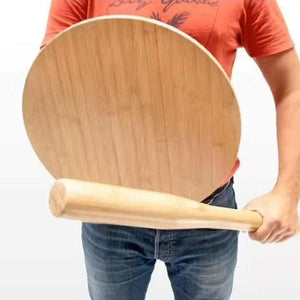 Baseball Bat & Shield - Defense Bedside Table